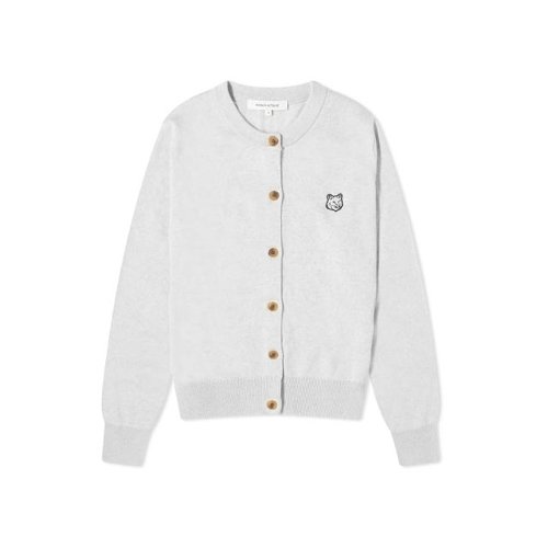 메종키츠네 여성 볼드 폭스헤드 울 가디건 MW00508KT1036 H120