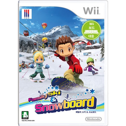 반다이남코  패밀리 스키 & 스노보드 Wii