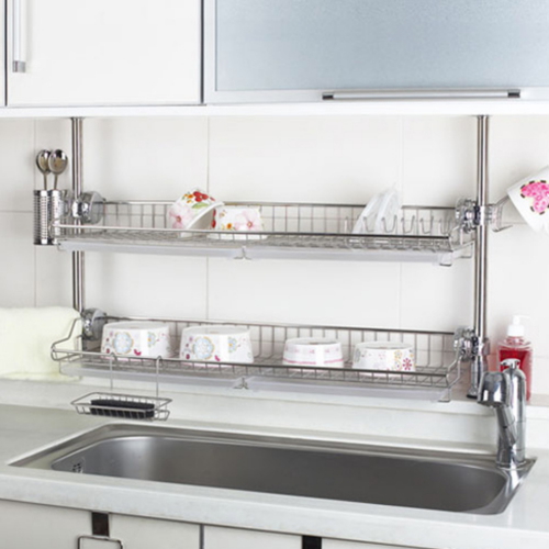 스타픽스  원터치 씽크 선반 2단 880 (SG2)