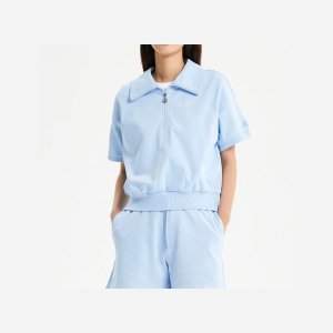 뉴발란스 NB 썸머 에코 반집업 반팔 맨투맨 SEMI OVER FIT NBNCE2W312