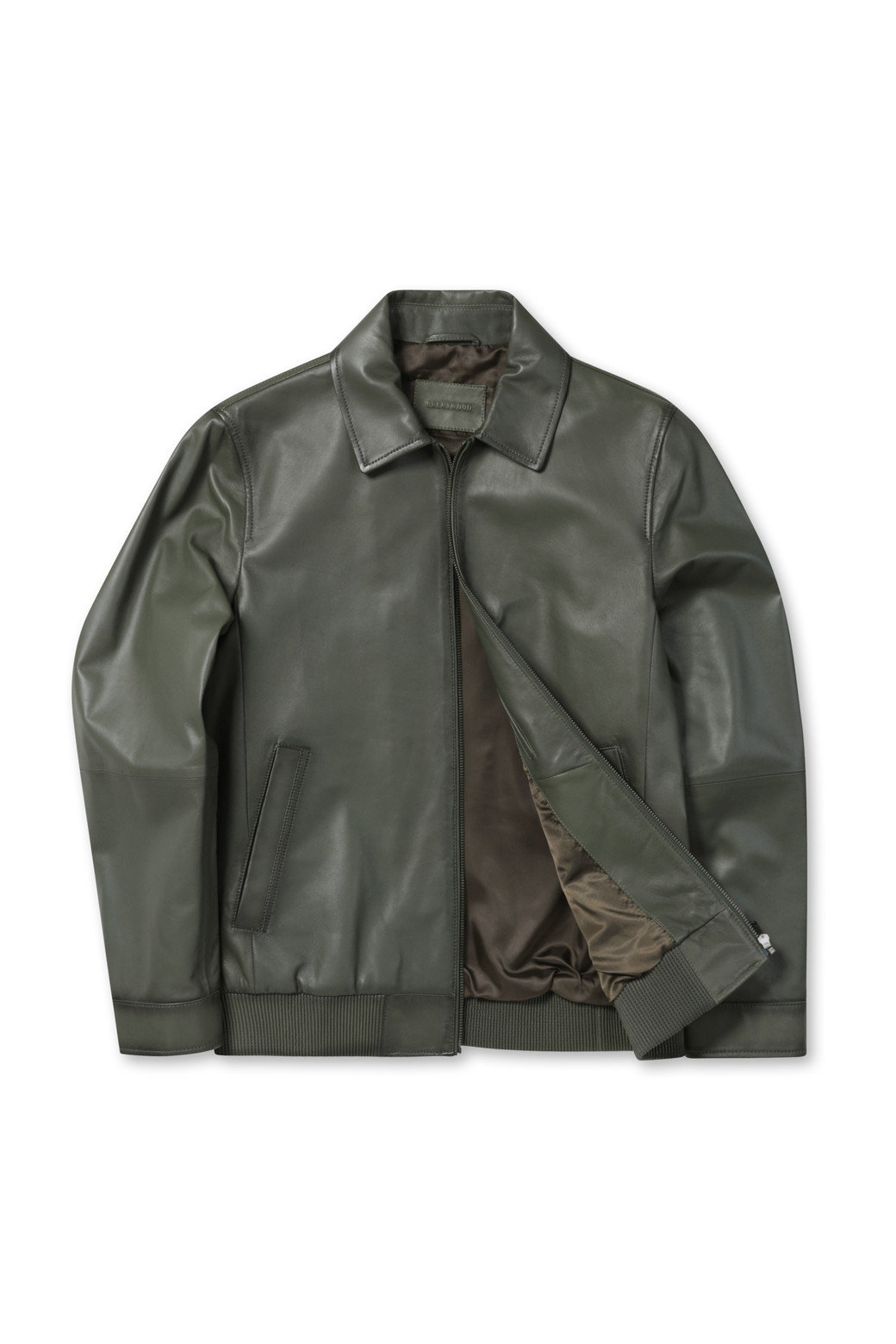 브렌우드 나빠 양가죽 셔츠형 점퍼_BRUDX24121KHX