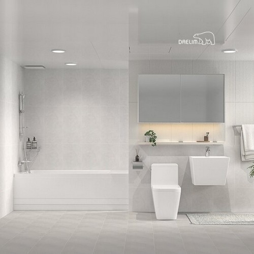 대림바스  무드웨이브 LED 슬라이딩장형 거실욕실