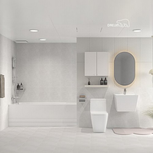 대림바스  무드웨이브 LED 거울형 거실욕실