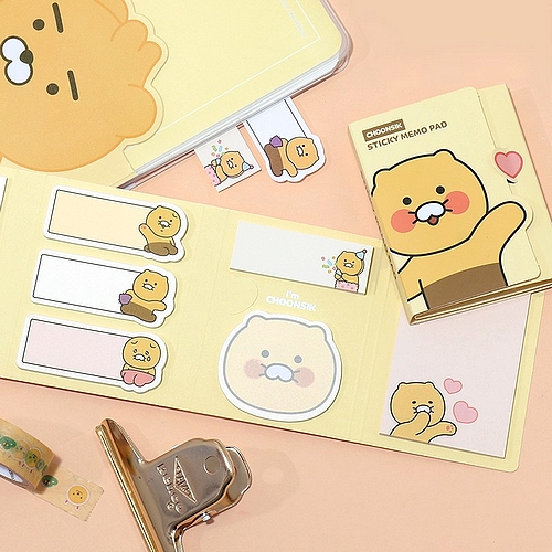 아이콘스 카카오프렌즈 춘식이 4단 점착 메모지