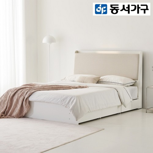동서가구 벨로나 패브릭 LED침대 Q