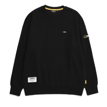 내셔널지오그래픽  폴리카터 로고 맨투맨 N234USW050