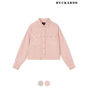 버커루 크롭 투포켓 셔켓 B241SH500P