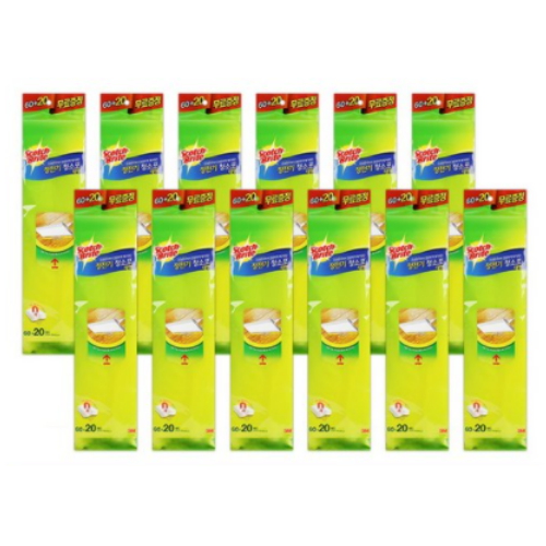 3M 스카치브라이트 정전기 청소포 대형 80매