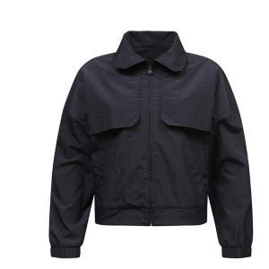 링스  이중 밑단 블루종 점퍼 L21D1JP154_DG