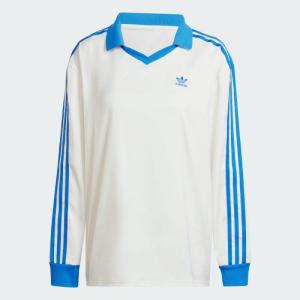 아디다스 새틴 긴팔 티셔츠 스트라이프 블록코어 IR6100