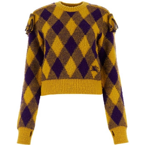 버버리 자수 울 스웨터 8076945