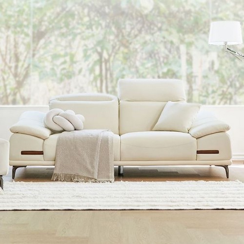 웰퍼니쳐 토르 가죽 소파 3인용