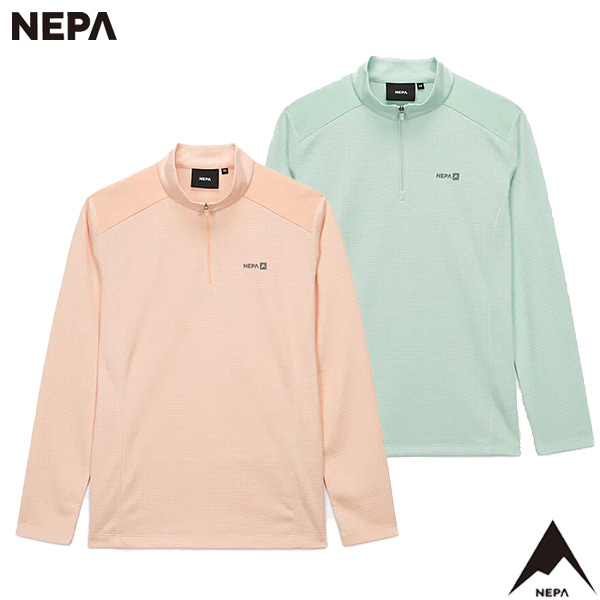 네파 마운틴 블록 긴팔 집업 티셔츠 7K25403