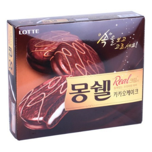 롯데제과  몽쉘 카카오 생크림케이크 384g