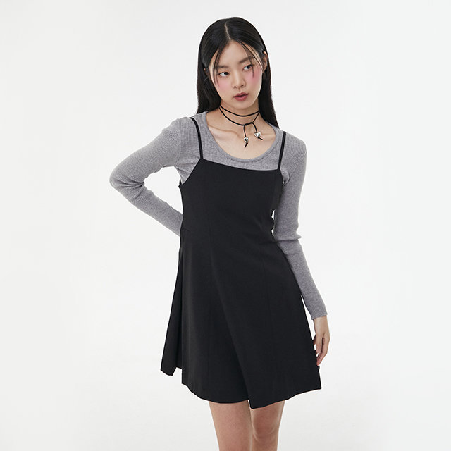 랩 뷔스티에 미니 원피스 AQ1WO262