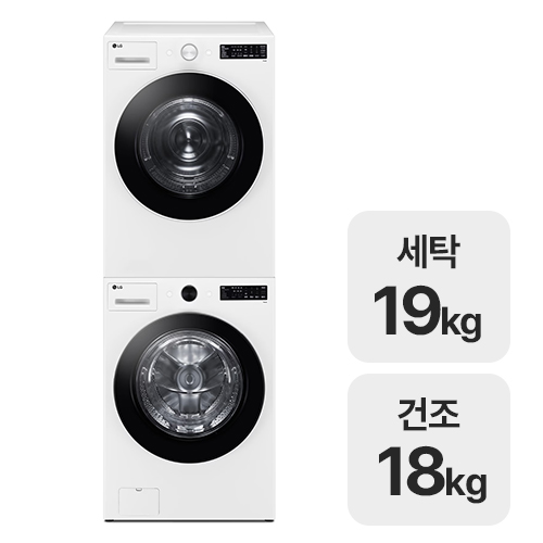 LG전자 트롬 오브제컬렉션 FG19WN + RG18WNW