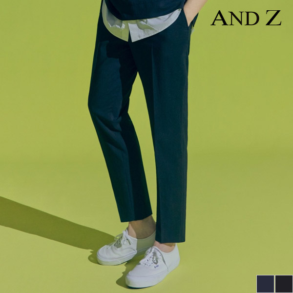 ANDZ 테이퍼드핏 풀밴딩 스트링 바지 BZA2PP1101