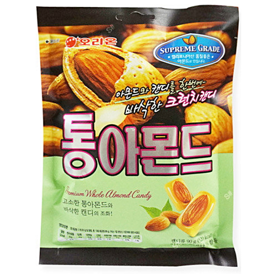 오리온  통아몬드 90g