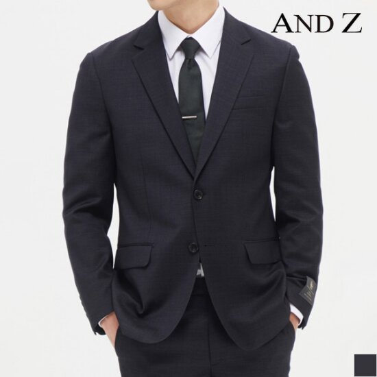ANDZ 인디고 베이스 투톤 정장자켓_BZA3SB1101