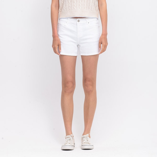 잠뱅이 여성 노말워싱 3부 반바지 AN2DL3388-WH