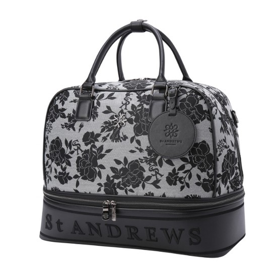 세인트앤드류스  플라워 자카드 보스턴백 821D1BB101BK
