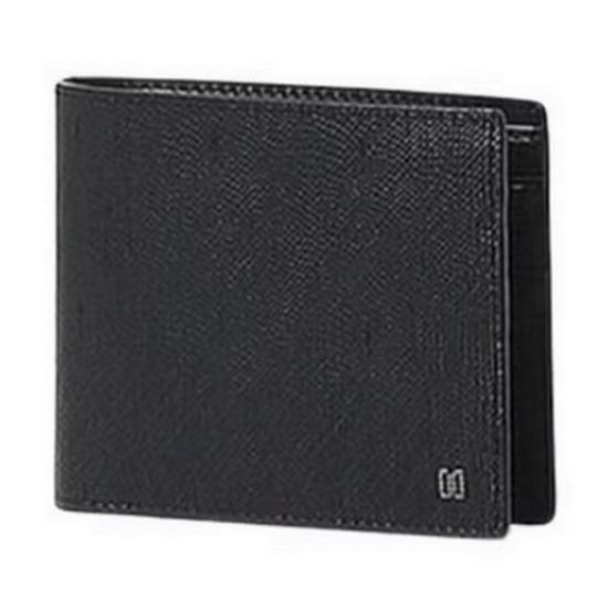 닥스 MENS ACCESSORIES 블랙 가죽 DD로고 클래식 DBWA4E323BK