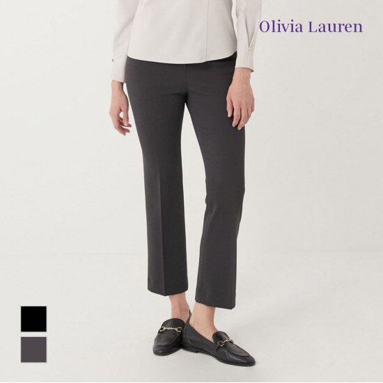 올리비아로렌 져지 붓컷 팬츠 VOCDL3F7321