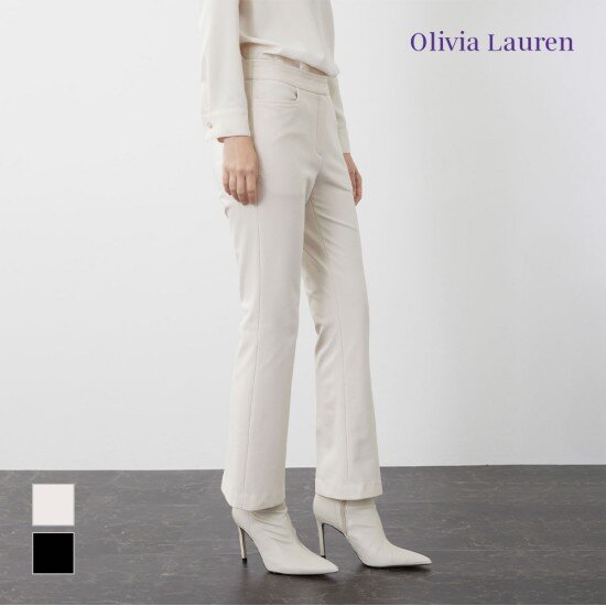 올리비아로렌 기모 져지 붓컷 팬츠 VOPDL3W9351