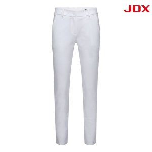 JDX X 라인 띠 이중직 니트 요크 X1PTT5701WH