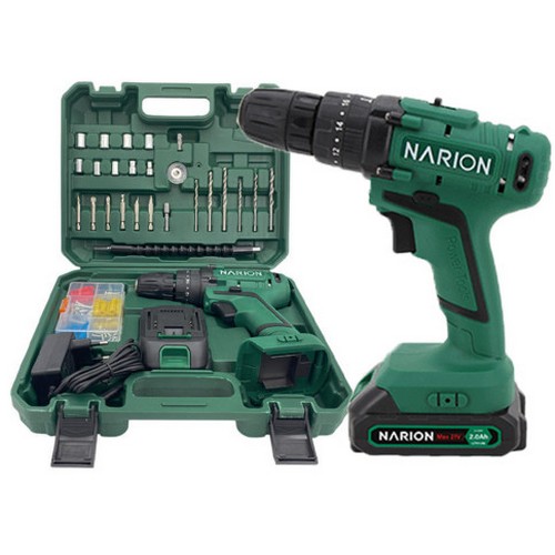 나리온 21V 전동드릴 기본세트 NJ-140