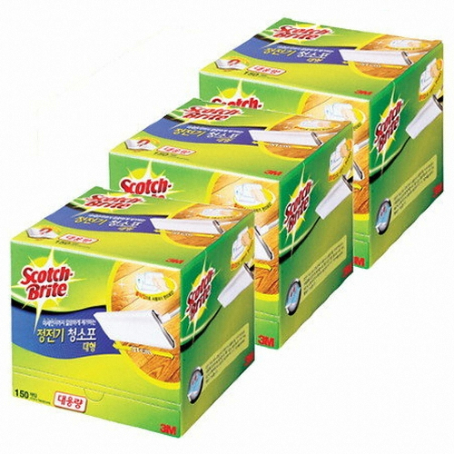 3M 스카치브라이트 정전기 청소포 대형 150매