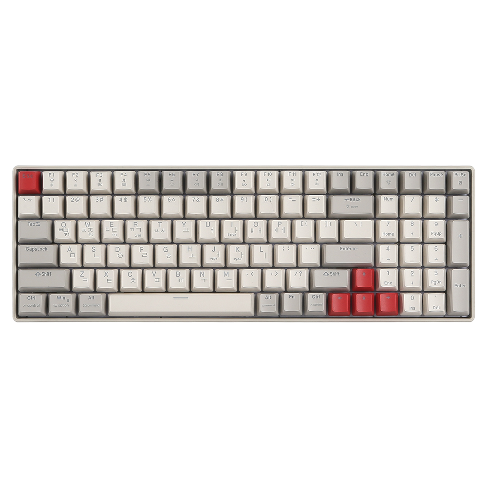 지클릭커  슈퍼히어로 SPK100 저소음 무선 블루투스 기계식