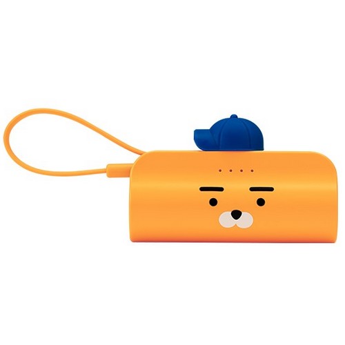 리튬포어스  카카오프렌즈 라이언 도킹형 보조배터리 5000mAh