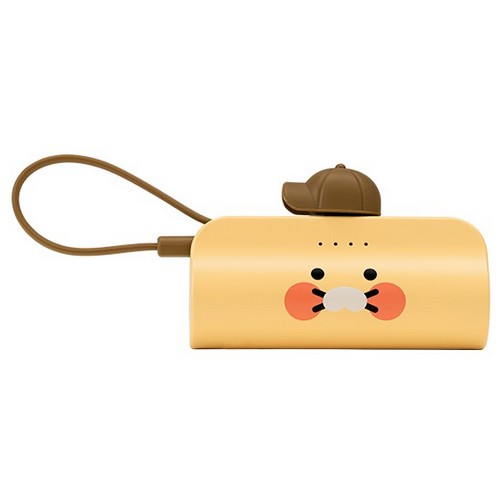 리튬포어스  카카오프렌즈 춘식이 도킹형 보조배터리 5000mAh