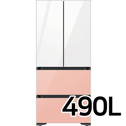 삼성전자 비스포크 김치플러스 글램 RQ49C94Y1AP (화이트+피치)