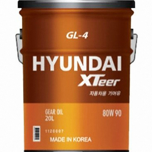 현대오일뱅크  엑스티어 기어오일 GL-4 80W90 20L