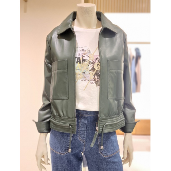 벨라디터치 여성 간절기 양가죽 재킷 V9E1JK26