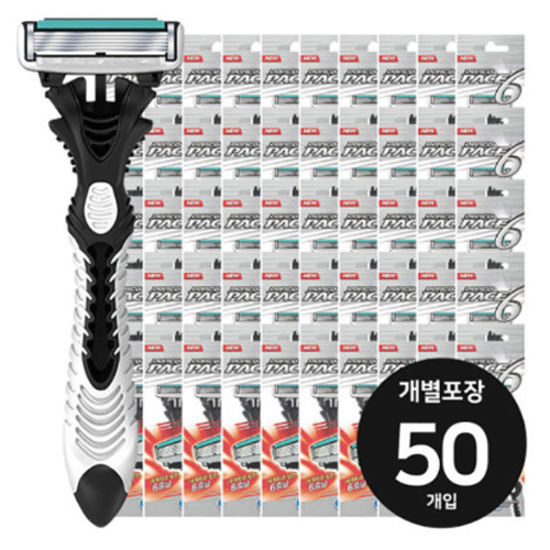 도루코  페이스6 일회용면도기 SX A100