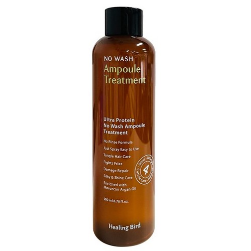 힐링버드 울트라 프로틴 노워시 앰플 트리트먼트 리필 200ml