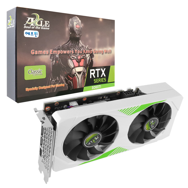 액슬  지포스 RTX 3060 Ti D6 8GB White 에즈윈