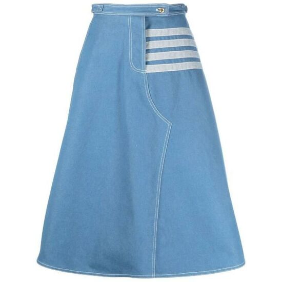 톰브라운 여성 데님 스커트 FGC933U F0253 460
