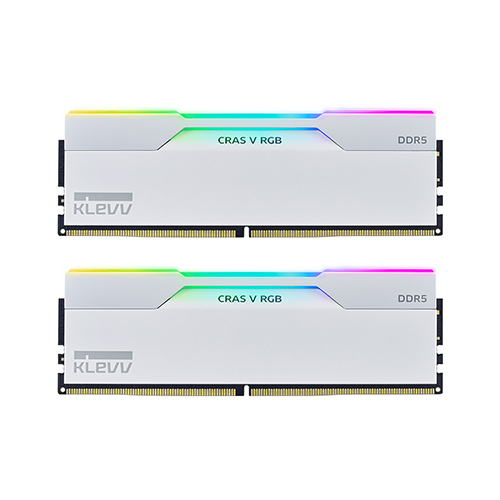 ESSENCORE KLEVV DDR5-7200 CL34 CRAS V RGB White 패키지 서린