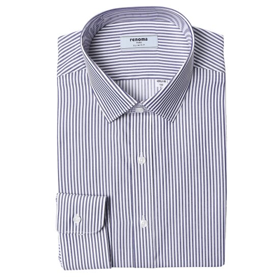 레노마 런던 스트라이프 슬림핏 긴팔 셔츠 RZRSL0130NY