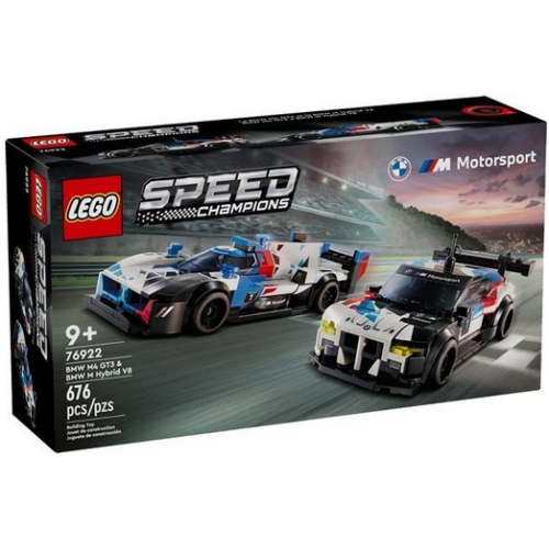 레고  BMW M4 GT3와 BMW M Hybrid V8 76922
