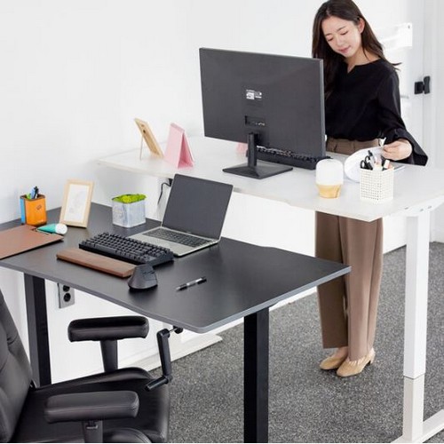 제닉스 제로드 스탠다드 핸들HD 모션 스탠딩 책상