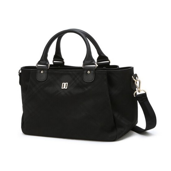 LF 닥스골프 하우스 체크 경량 토트백 DNGF4E956BK