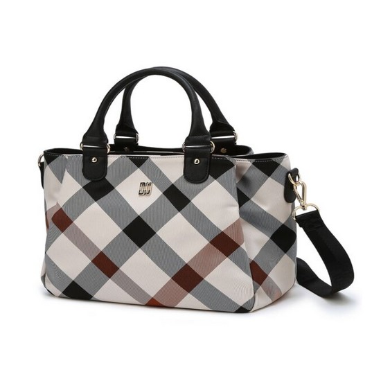 LF 닥스골프 하우스 체크 경량 토트백 DNGF4E956I3