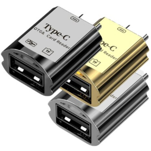 라온  CR-400C C타입 메탈 OTG리더기