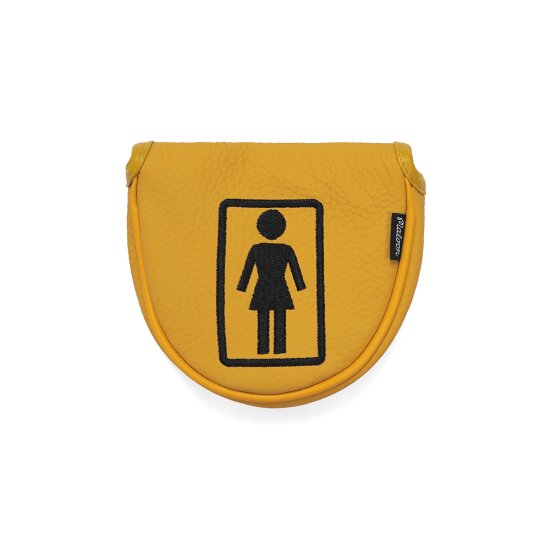 말본골프  X GIRL Boxed Buckets 말렛 퍼터 헤드커버 GOLD