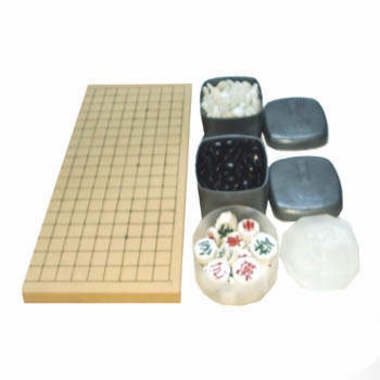 인효바둑판, 바둑알, 장기알 세트